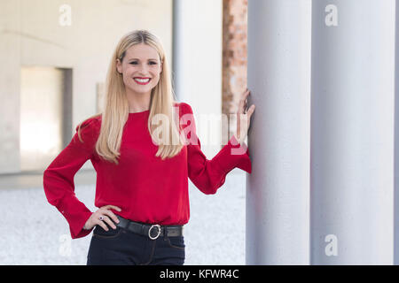 Rom, Italien. 1 Nov, 2017. Michelle Hunziker an der fotoshooting von Uccisa in Attesa di giudizio im 12 Rom Film Fest Quelle: Silvia Gerbino/Alamy leben Nachrichten Stockfoto