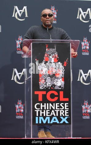 Hollywood, CA, USA. 1 Nov, 2017. lee Daniels. Mariah Carey hand- und Fußabdruck Zeremonie an tcl Chinese Theatre statt. Credit: Faye sadou/admedia/zuma Draht/alamy leben Nachrichten Stockfoto