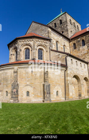 Rückseite des Michaelis-Klosters in Hildesheim Stockfoto