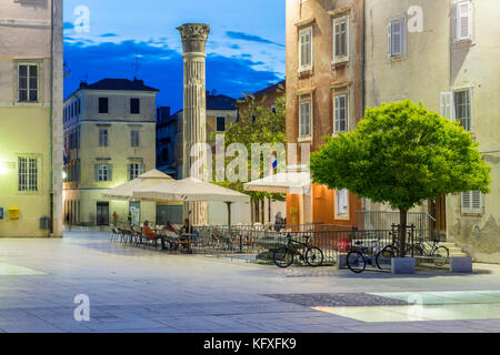 TRG PET bunara, Zadar, Dalmatien, Kroatien, Europa. Stockfoto