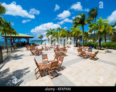 Club Med Les Boucaniers, Sainte, Anne, Windward Inseln, Kleine Antillen, Martinique Stockfoto