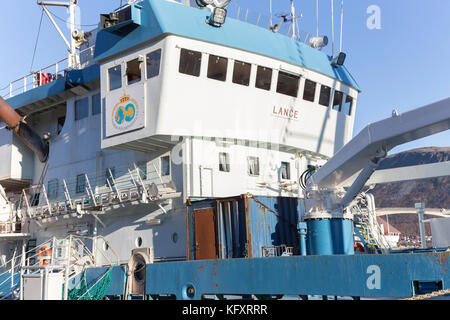 Lance Polarforschungsschiff, Troms, Tromso, Nord Norwegen, Europa 2017 Stockfoto