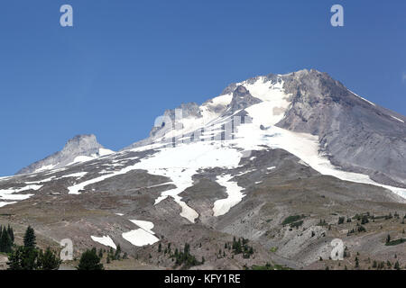 Mt Hood im Sommer, Oregon Stockfoto