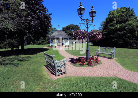 Village Green Westhampton Long Island New York Stockfoto