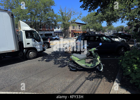 Main St. Sag Harbor Long Island New York Stockfoto
