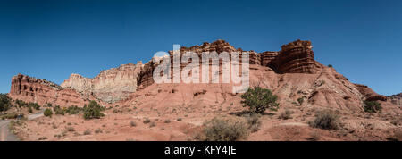 Capitol Reef National Monument Panorama, Utah, USA Stockfoto