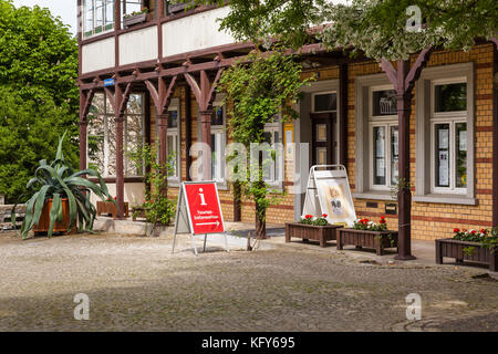 Touristeninformation Rathaus Bad Suderode Stockfoto