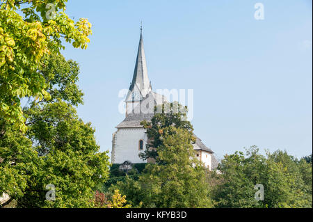 St. Mary's Church in Maria Wörth, Bezirk Klagenfurt-Land, Kärnten, Österreich, Europa Stockfoto