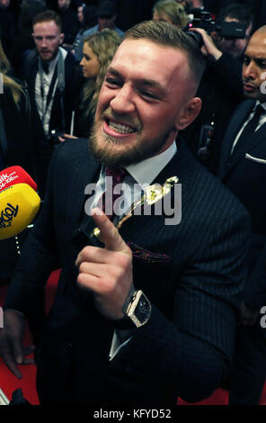 Conor McGregor beim Conor McGregor: Notorische Premiere im Savoy Cinema in Dublin. Stockfoto