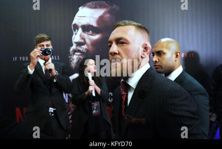 Conor McGregor beim Conor McGregor: Notorische Premiere im Savoy Cinema in Dublin. Stockfoto