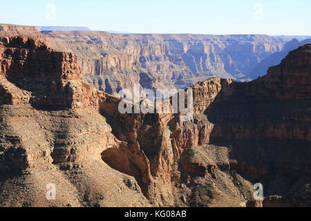 Eagle Point auf dem West Rim des Grand Canyon Arizona. USA. Die berühmten Reiseziel. Stockfoto