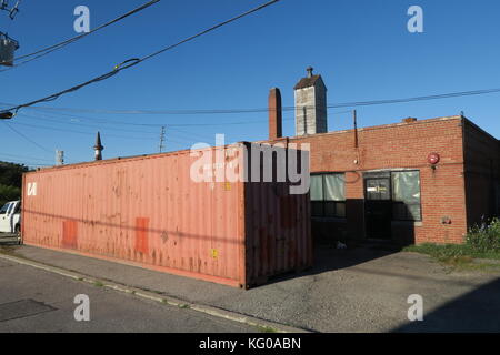 Toronto, Architektur, verwitterte Ziegel Stockfoto