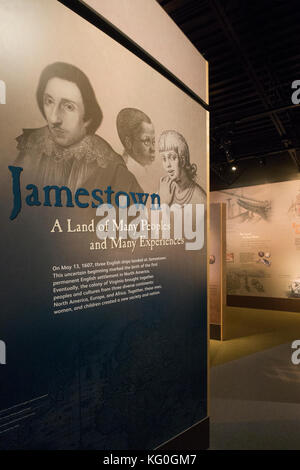 Historic Jamestowne Jamestown Virginia Stockfoto