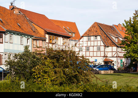 Weltkulturerbe Quedlinburg Harz Stockfoto