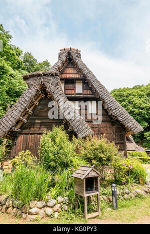 Yamada Haus in Nihon Minkaen Folk House Museum, Kawasaki City, Kanagawa, Japan Stockfoto