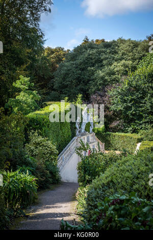 Mount Edgcumbe Country Park in der Nähe von Plymouth, Cornwall, Großbritannien Stockfoto