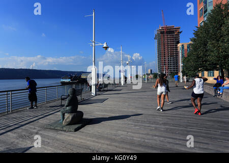 Hudson River Waterfront Yonkers New York Stockfoto