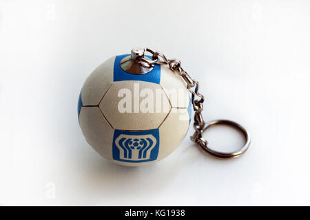 Vintage Fußball Argentinien 1978 FIFA WM-keyring Souvenir Stockfoto