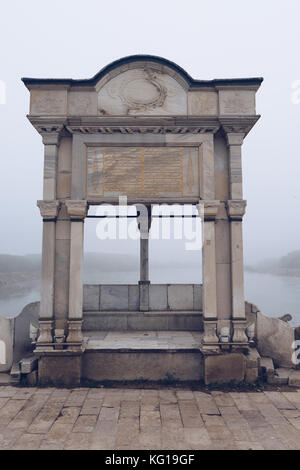 Osmanische Denkmal auf dem Fluss Evros Meric Stockfoto