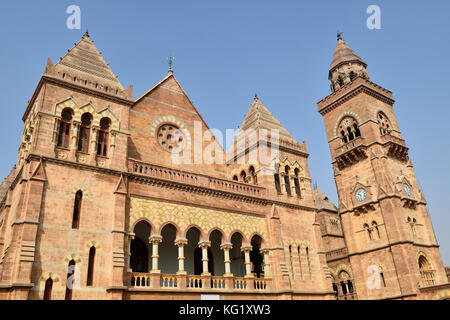 Achtzehnten Jahrhundert aina Mahal teilweise bei einem Erdbeben in der Stadt in Gujarat zerstört. Indien Stockfoto