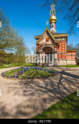 Bad Nauheim, Hessen, Deutschland: Russische Kirche Stockfoto