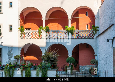 Regensburg, Oberpfalz, Bayern, Deutschland: Altstadt, nahe Porta Praetoria Stockfoto