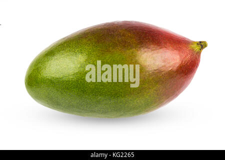 Saftige Dessert Mango auf weißem Hintergrund Stockfoto
