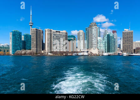 Toronto, Ontario, Kanada: Ontario See - Skyline - CN Tower Kanada, Ontario, Toronto, Ontario, Toronto KanadaCanada Stockfoto