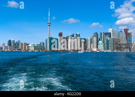 Toronto, Ontario, Kanada: Ontario See - Skyline - CN Tower Kanada, Ontario, Toronto, Ontario, Toronto KanadaCanada Stockfoto