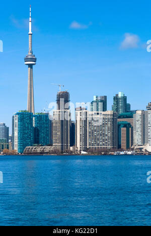 Toronto, Ontario, Kanada: Ontario See - Skyline - CN Tower Kanada, Ontario, Toronto, Ontario, Toronto KanadaCanada Stockfoto