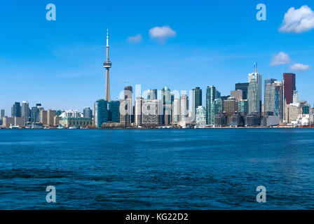 Toronto, Ontario, Kanada: Ontario See - Skyline - CN Tower Kanada, Ontario, Toronto, Ontario, Toronto KanadaCanada Stockfoto