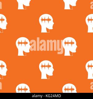 Schallwelle Muster nahtlose Stock Vektor