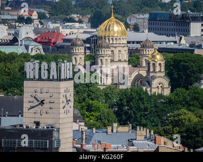 Riga, Lettland, Baltikum, Europa Stockfoto