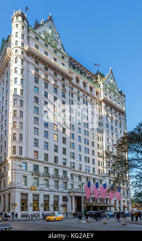 Das Plaza Hotel, New York City, NY, USA Stockfoto