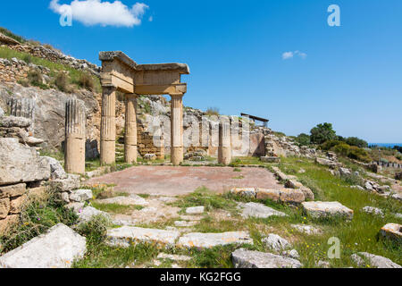 Archäologische Gebiet von solunto, in der Nähe von Palermo auf Sizilien. Stockfoto