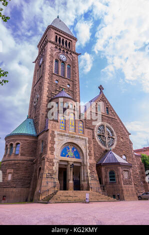 Außenansicht des Vasa Kirche (Vasakyrkan) in Göteborg, Bohuslan, Schweden. Stockfoto