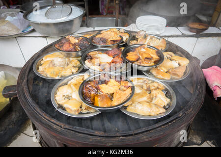 Sichuan Straße Essen in chaina Stockfoto