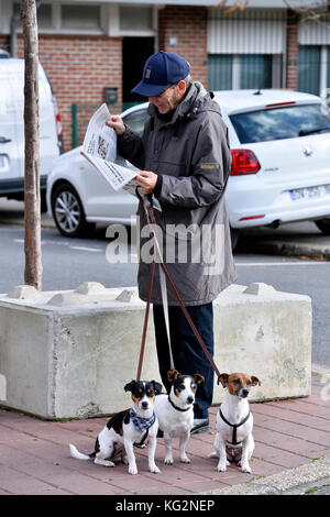 3 of a Kind - Le Touquet - Paris Plage, Pas-de-Calais - Hauts-de-France - Frankreich Stockfoto