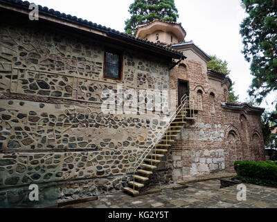 Das Äußere des Weltkulturerbe Boyana Kirche, Sofia, Bulgarien Stockfoto