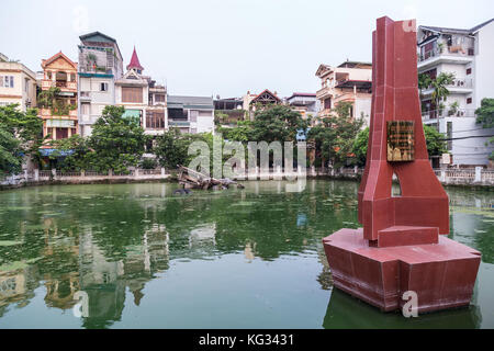 Mai bay b-52 Lake in Hanoi, Vietnam Stockfoto