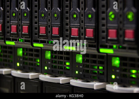 Highspeed-Server-Speicher für große Rechenzentren Stockfoto