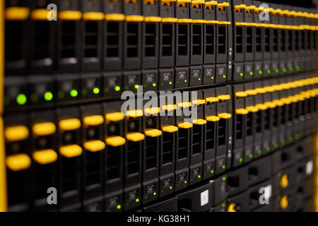 Highspeed-Server-Speicher für große Rechenzentren Stockfoto