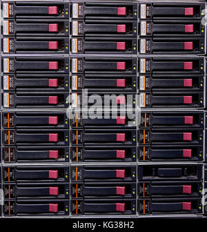 Highspeed-Server-Speicher für große Rechenzentren Stockfoto