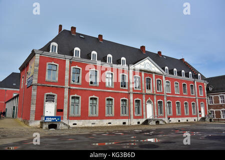 Abtei von Stavelot. Die Abtei der Fürstbischöfe von Stavelot, Belgien Stockfoto