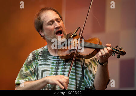 Kiel, 25. Juni 2015: Die amerikanische Rockgrass-Band Hayseed Dixie live auf der Kieler Woche 2015 Stockfoto