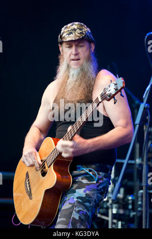 Kiel, 25. Juni 2015: Die amerikanische Rockgrass-Band Hayseed Dixie live auf der Kieler Woche 2015 Stockfoto