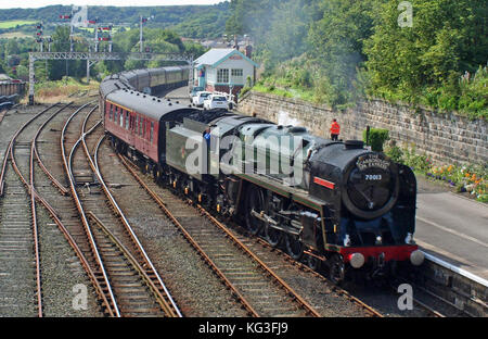 Oliver Cromwell in Scarborough Stockfoto