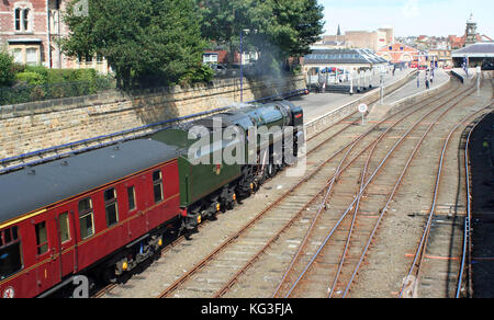 Oliver Cromwell in Scarborough Stockfoto