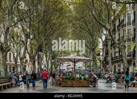 Passeig des Born, Palma de Mallorca, Mallorca, Spanien. Stockfoto