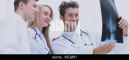 Closeup Portrait des geistigen Healthcare Professionals mit w Stockfoto